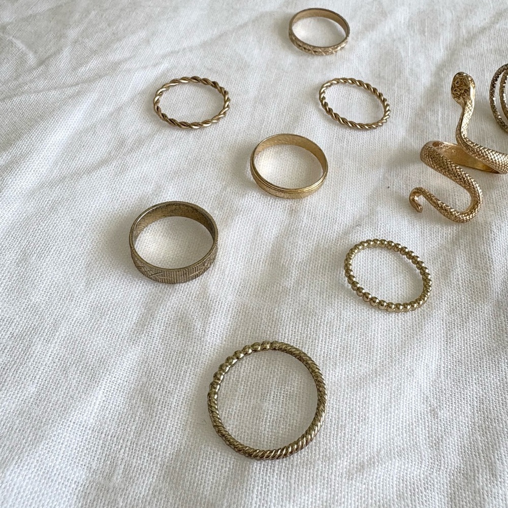 Wild Fable Gold Ring Set - Picture 4 of 5
